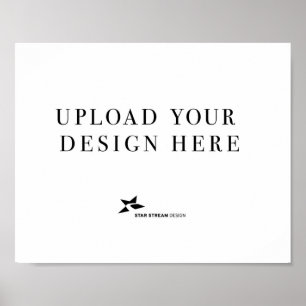 Poster Adicione seu próprio panorama Design
