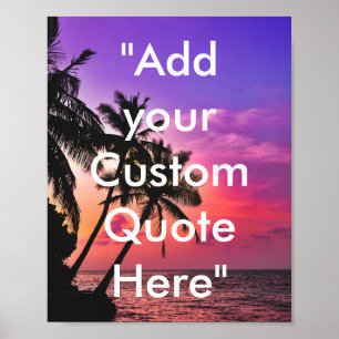Poster Adicione sua cotação personalizada aqui com plano