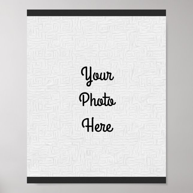 Poster Adicione sua foto/Design - Poster/Impressão (Frente)