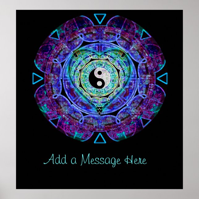 Póster Adicione sua mensagem aqui. (Frente)