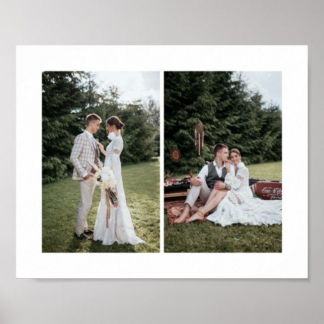 Poster Adicione Sua Própria Colagem de Fotos Personalizad (Frente)