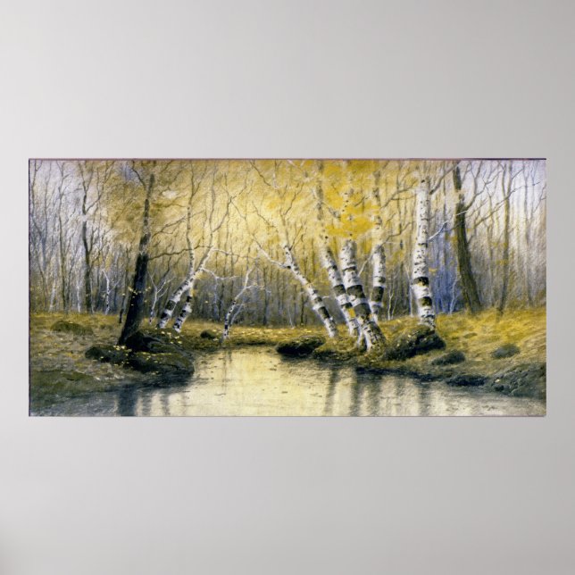Póster Adirondack Birches (Frente)