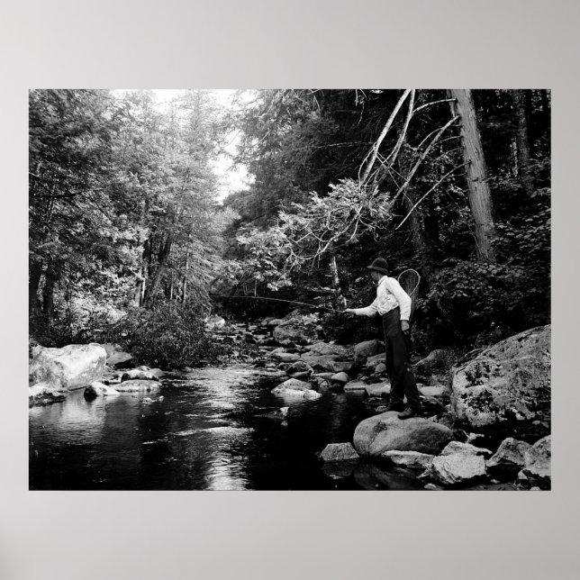 Póster Adirondack Fly Fisheries (Frente)