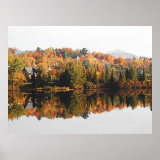 Poster Adirondacks Upper Chub River North Elba (Frente)