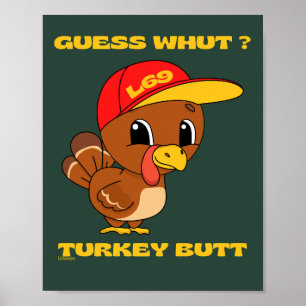 POSTER ADIVINHA O QUE É QUE O BUMBUM TURQUIA TEM DE ENGAN