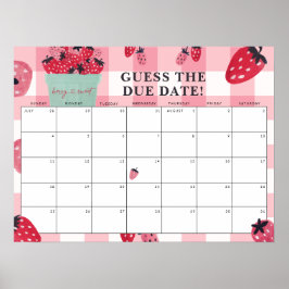 Poster Adivinhe a data de vencimento do pequeno Chá de fr