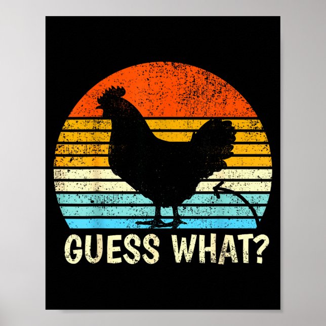 Poster Adivinhe o Quê_ Bunda de Frango! Piada de Fazenda  (Frente)