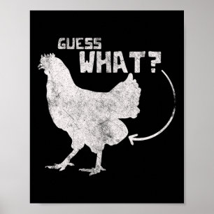 Poster Adivinhe O Que Frango