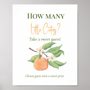 Poster Adivinhe quantos Little Cuties tomam banho de chuv