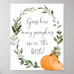 Poster Adivinhem quantas bombas estão no sinal da garrafa