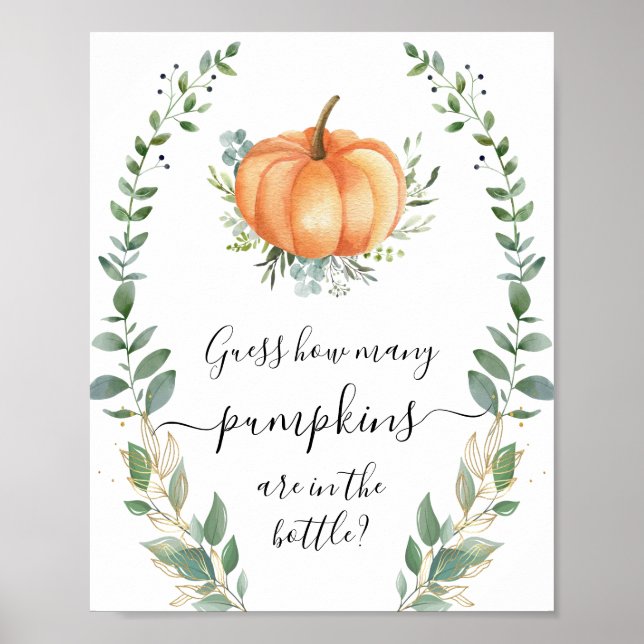 Poster Adivinhem Quantas Bombas Estão No Sinal De Garrafa (Frente)