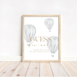 Poster Adivinhem quantos jogos de Chá de fraldas assinam 