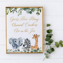 Poster Adivinhem quantos sinais de jogo de salgadinhos