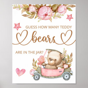 Poster Adivinhem quantos ursos peludos