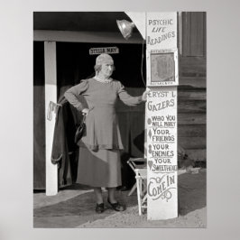 Póster Adivinho, 1938. Foto Antiga