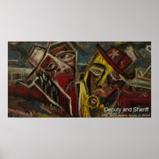 Póster adjunto e xerife