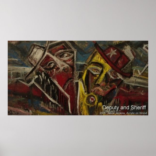 Póster adjunto e xerife (Frente)