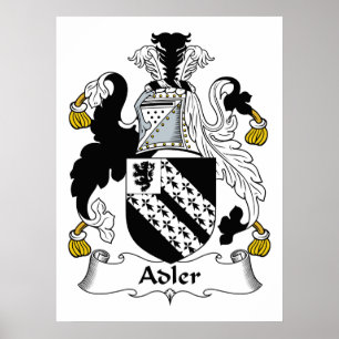 Póster Adler Family Crest