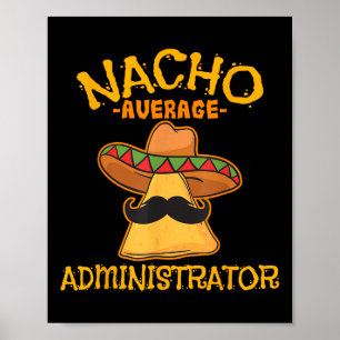 Poster Administrador Médio de Nacho Cinco de Mayo