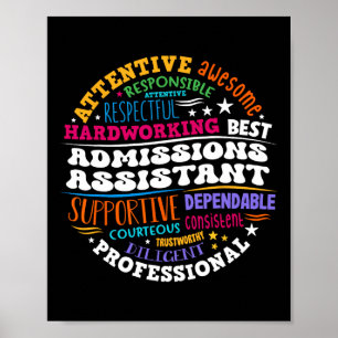 Poster Admissões Equipe Instantânea Vida Agradecimento ao