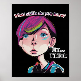 Poster Adolescentes TikTok