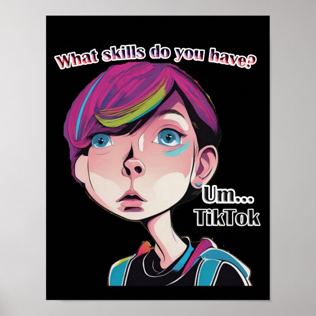 Poster Adolescentes TikTok (Frente)