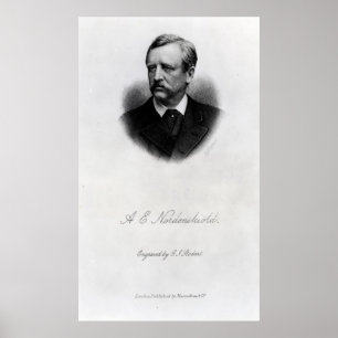 Póster Adolf Erik Nordenskiold, 1880