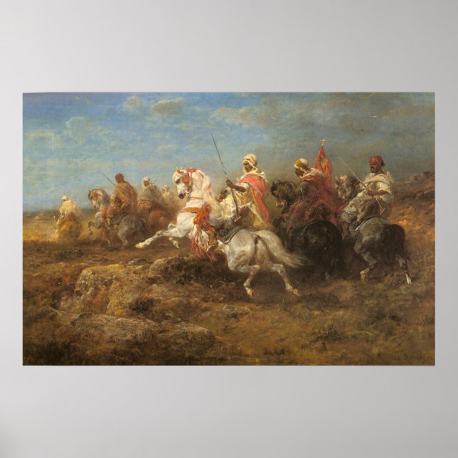 Póster Adolf Schreyer Arabian Patrol (Frente)