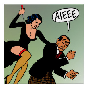 Póster Adolph Barreaux "Sally the Sleuth" Art Poster