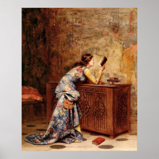 Póster Adolphe Alexandre Lesrel Captivado