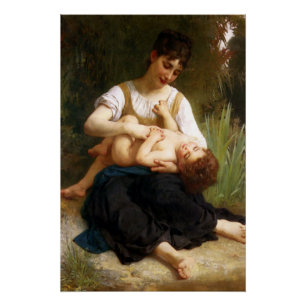 Póster Adolphus Child and Teen por William Bouguereau