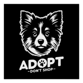 Póster Adopt don't shop 3