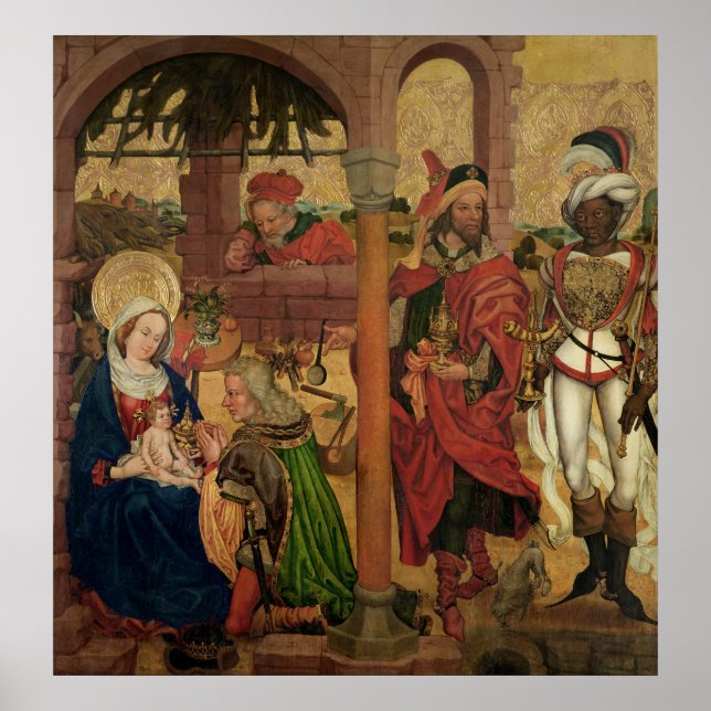 Póster Adoração do Magi, c.1475 (Frente)