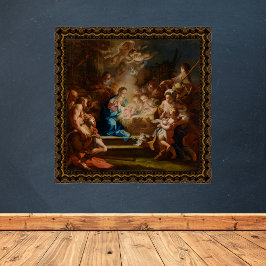 Poster Adoração do Natal de Shepherds Sebastiano Conca