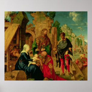 Póster Adoração dos Magi, 1504