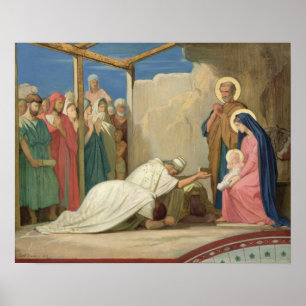 Poster Adoração dos Magi, 1857