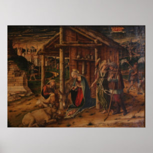 Poster Adoração dos Pastores - Carlo Crivelli