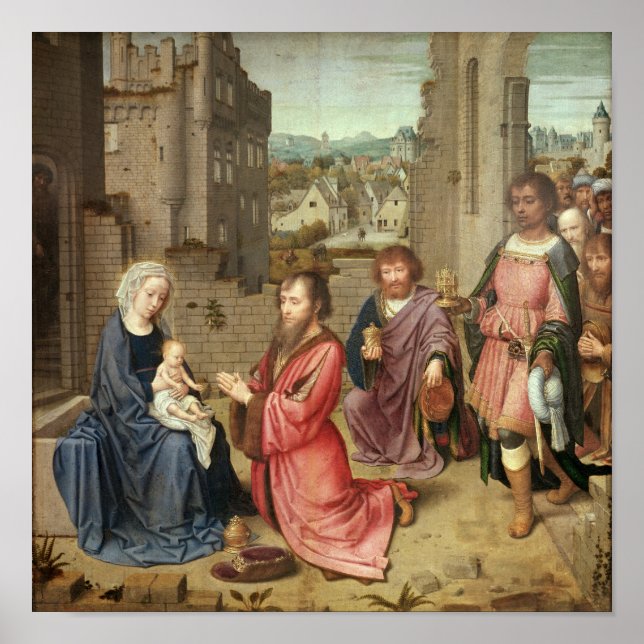 Póster Adoração dos Reis, 1515 (Frente)