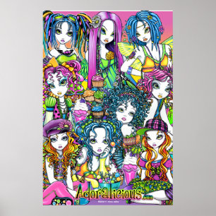 Poster Adoralicioso Rainbow Fairy Friends
