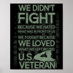 Poster Adoramos O Que Deixamos Por Trás Da Camisa Vetera