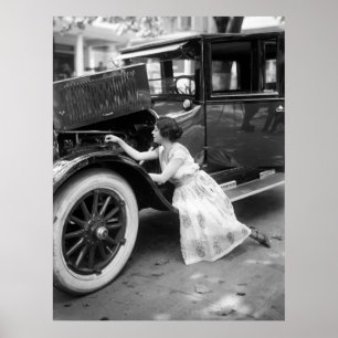 Poster Adorando Meu Carro Antigo, 1920