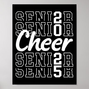 Poster Adorável Cheer Senior 2025 Cl De 2025 Líder de Tor