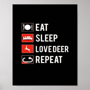 Poster Adorável Design Moderno para Amantes de Veados