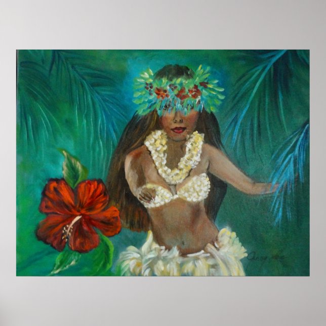 Poster Adorável Hula Hips (Frente)