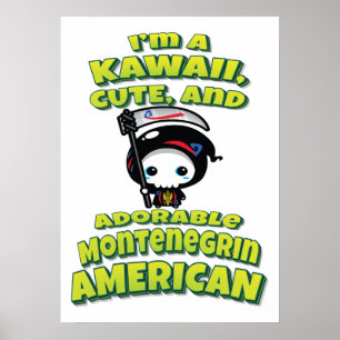 Poster Adorável Montegrin American Grim Reaper