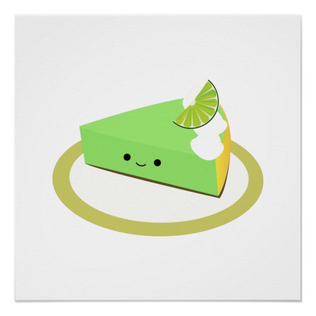 Póster Adorável Torta de Limão Galego (Frente)