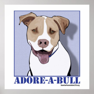 Póster Adore-a-bull Desmond, o Touro de Pit