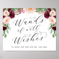 Adore Floral Wand Streamers Enviam Sinal De Casame