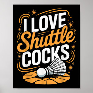 Poster Adoro Badminton dos Shuttles