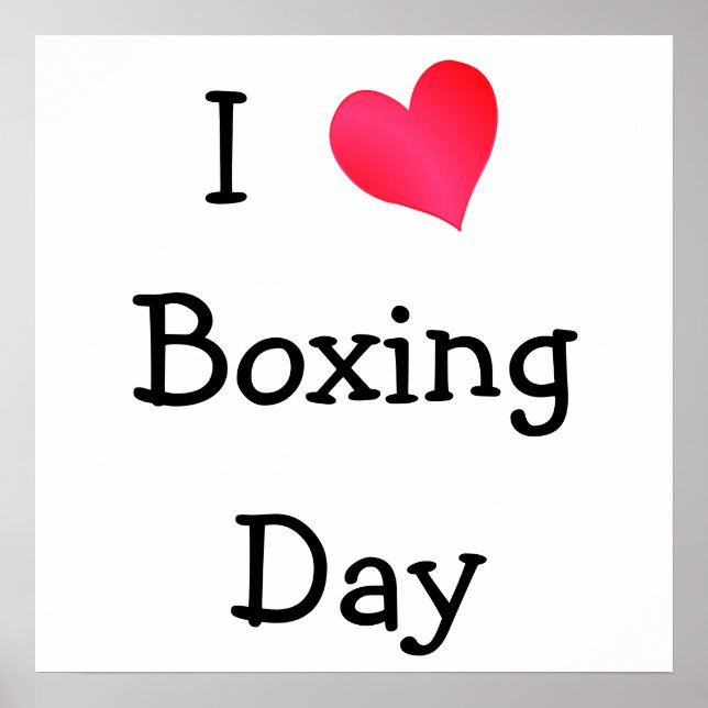 Poster Adoro Boxing Day (Frente)